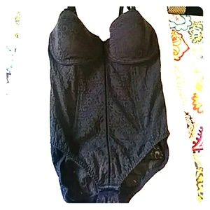 Bali Black Lace Body Shaper